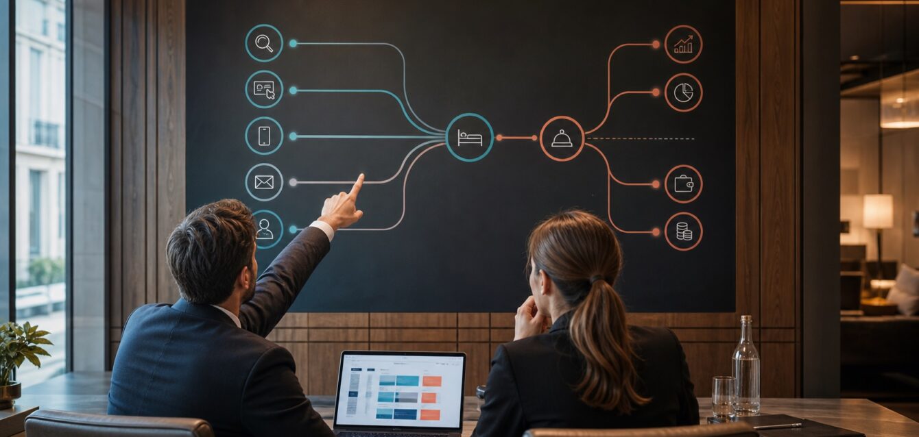 Marketing turistico: trasformare un luogo in una ragione concreta per partire - immagine AI hospitality ottimizzata Marketing turistico: trasformare un luogo in una ragione concreta per partire