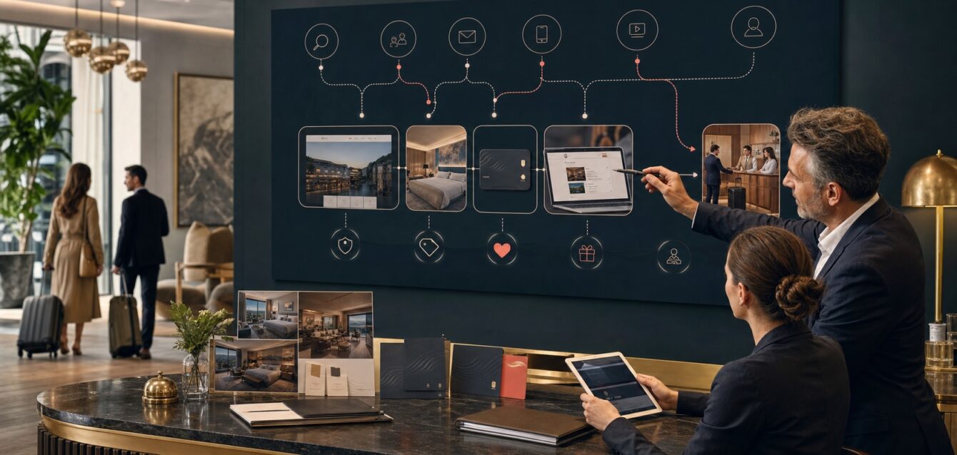 Prenotazioni dirette hotel: far crescere un canale, non soltanto spostare una commissione - immagine AI hospitality ottimizzata Prenotazioni dirette hotel: far crescere un canale, non soltanto spostare una commissione