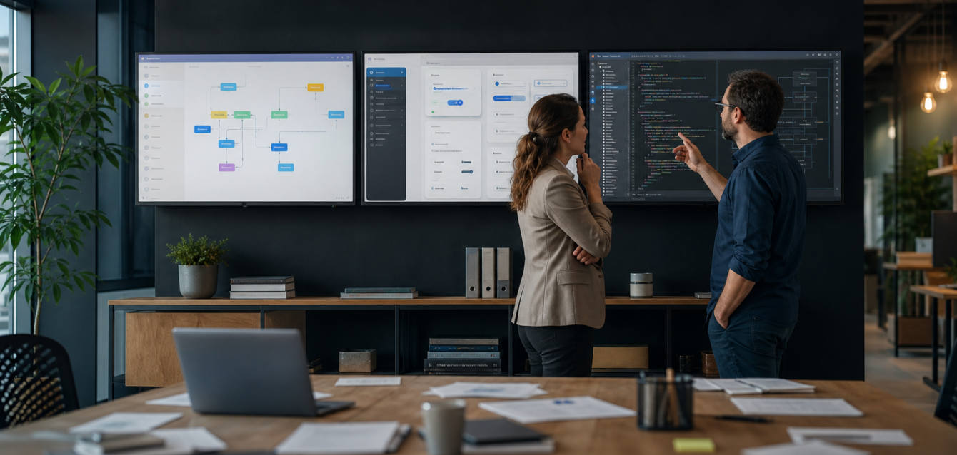 Low-code, no-code o sviluppo custom: quale strada conviene davvero a una PMI - immagine tematica Low-code, no-code o sviluppo custom: quale strada conviene davvero a una PMI