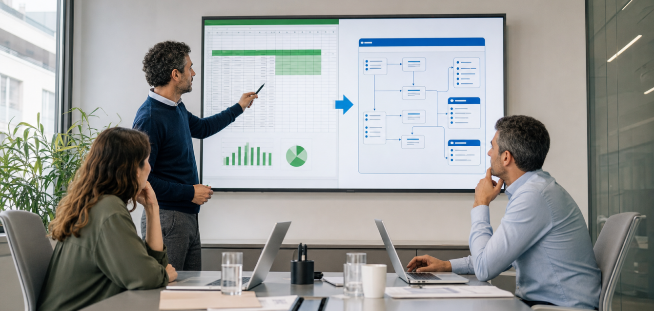 Come trasformare un processo gestito con Excel in un software aziendale affidabile - immagine tematica Come trasformare un processo gestito con Excel in un software aziendale affidabile